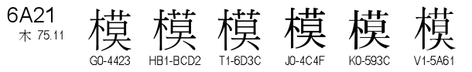 U+6A21